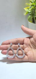 Majestic Tear Droplet Halo Earrings