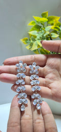 Imperial Flora Diamond Drop Earrings