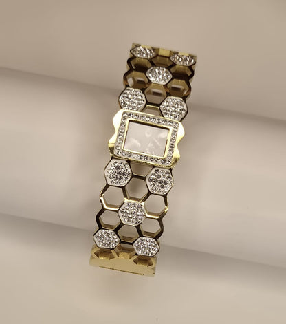 Golden Hexa Luxe Watch Bracelet